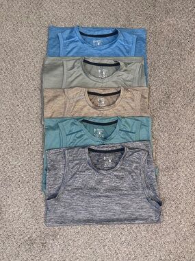 Youth Size Medium Multipack (5) Athletic Sleeveless Tops